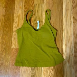 Chartreuse Lululemon Yoga Align Tank Top
